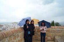 Yes it was really raining.  