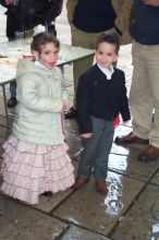 A young couple out for a good time.