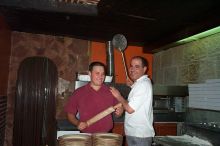 From the beginning Alberto and Alé have always been so very kind to us.  I always felt like royalty when we went for pizza.  Alberto has a little boy and Alé is expecting his any day.  Alé, a Muslim, always put his right hand over his heart & leaned forward slightly to greet us.  That gesture just warmed me inside.