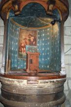 When it is time for a baptism then just swing it open.