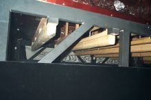 These are the supports that rest on peoples necks as they carry the passo.