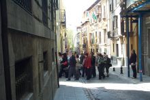 Today was Palm Sunday.  One of the barrio churches had a small palm procession around the church.